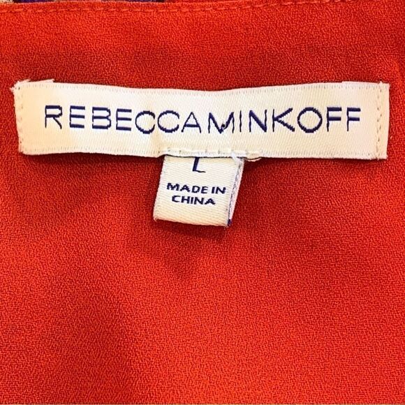 Rebecca Minkoff Lucy Sleeveless Flora Print Top Size Large - Picture 7 of 10